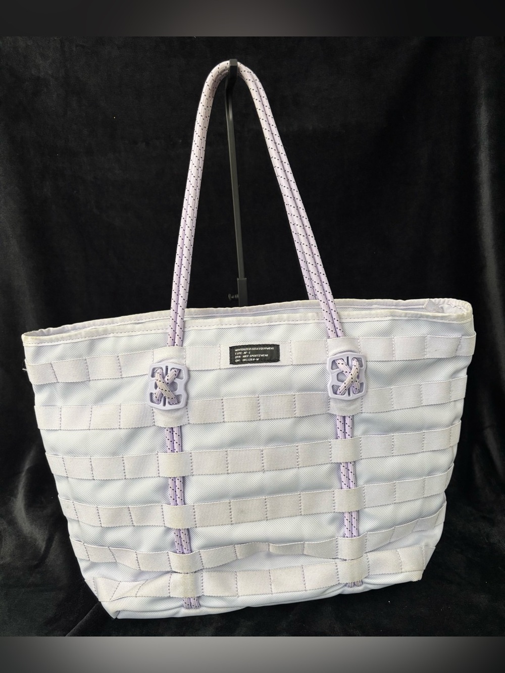 Nike AF-1 Winterized Issue Tote Icy Gray Lavender Rare